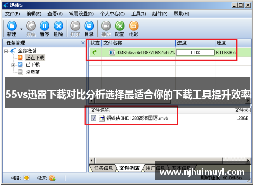 55vs迅雷下载对比分析选择最适合你的下载工具提升效率